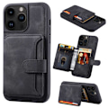 Pikkukuva 1 / 6: iPhone 12 / 12 Pro Iskunkestävä Premium Cover 7-SLOT Solid V6 Nordcell™ Black