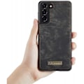 Pikkukuva 7 / 7: Samsung S22 Plus -lompakkokotelo, monipaikkainen 13-tasku Dark grey