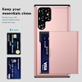 Miniatyrbild 3 av 4: Samsung S22 Ultra Stöttåligt Skal Kortfack StreetWise Svart