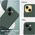 Pikkukuva 2 / 8: iPhone 15 Kuminen Matt Green Shell Liquid - vihreä