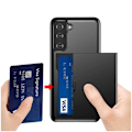 Miniatyrbild 6 av 7: Samsung S21 Plus Stöttåligt Skal Kortfack StreetWise Svart