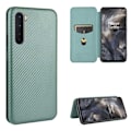 Pikkukuva 1 / 8: OnePlus Nord Flip Case -korttipaikka CarbonDreams Green Green
