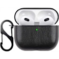 Miniatyrbild 1 av 7: Stilrent Fodral för Airpods 3:e Gen Inkl. Karbinkrok Svart