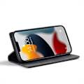 Pikkukuva 4 / 6: iPhone 13 Pro Max Exclusive Elegant Flip Case CaseMe 3-FACK Black