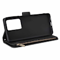 Miniatyrbillede 5 af 7: Samsung S20 Ultra Multifunktionel Pung Etui Lynlås 8-rum Black