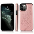 Miniatyrbild 1 av 8: iPhone 12 Pro Max Stöttåligt Skal Korthållare 3-FACK Flippr V2 Rosa guld