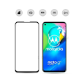 Pikkukuva 2 / 5: 2-PACK Motorola G8 Power FullFrame karkaistu lasi 0,26 mm 2,5D 9H Transparent