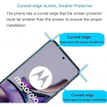 Miniatyrbild 5 av 9: Motorola Moto G73 Härdat glas 0.26mm 2.5D 9H Transparent