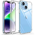 Miniatyrbild 1 av 6: iPhone 14 Plus Stöttåligt Skal med Förstärkta Hörn Transparent