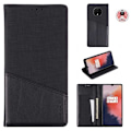 Miniatyrbild 1 av 7: OnePlus 7T Elegant Fodral i PU-Läder med RFID Block Svart
