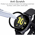 Miniatyrbillede 4 af 6: Samsung Galaxy Watch Active 2 44mm 3D hærdet glas 0,2mm 9H Transparent