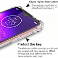 Pikkukuva 4 / 4: Motorola One Macro Iskunvaimennus Silicone Case Shockr Transparent