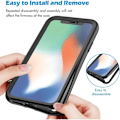 Pikkukuva 5 / 6: iPhone XS Max Full Coverage Premium 3D -kotelo ThreeSixty Transparent