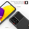 Miniatyrbillede 6 af 6: Samsung A33 5G Stöttåligt Premium Skal 4-FACK Solid V3 Black