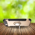 Miniatyrbild 3 av 7: iPhone 8 / SE (2020 & 2022) Praktisk Stöttåligt Skal med Ringhållare V2 Svart