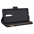 Miniatyrbild 6 av 7: OnePlus 7 Pro Multifunktionellt Plånboksfodral Zipper 8-Fack Svart