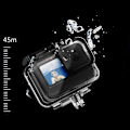 Miniatyrbillede 5 af 8: GoPro Hero 9 Sort kamerahus Vandtæt skal Transparent