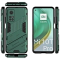 Miniatyrbillede 6 af 7: Xiaomi Mi 10T / 10T Pro stødsikker etui med Kickstand ThinArmor V2 Svart