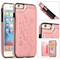 Pikkukuva 1 / 8: iPhone 6 / 6S Iskunkestävä kotelo Korttiteline 3-POCKET Flippr V2 Pink gold