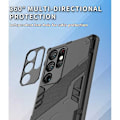 Miniatyrbillede 8 af 10: Samsung S24 Ultra stødsikkert cover med Kickstand ThinArmor V2 - Sort