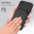 Miniatyrbillede 10 af 11: iPhone XR Stødsikkert etui med magnetisk kortholder Magsafe RFID Black