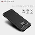 Pikkukuva 3 / 9: Samsung A8 2018 iskunkestävä iskunvaimennin SlimCarbon Svart