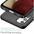 Pikkukuva 5 / 7: Samsung A32 4G Ultra-ohut kumipinnoitettu mattamusta Cover Basic V2 Black