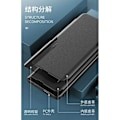 Miniatyrbillede 6 af 7: Samsung S21 Ultra Stilfuld Smart View Case - Sort Black