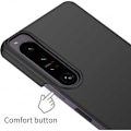Pikkukuva 5 / 7: Xperia 1 IV Ultra-ohut kumipinnoitettu mattamusta Cover Basic V2 Black