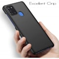 Pikkukuva 3 / 5: OnePlus Nord N10 Erittäin ohut kumipinnoitettu mattamusta Cover Basic V2 Black