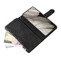 Miniatyrbillede 5 af 7: Google Pixel 8 multifunktionelt pung etui Lynlås 8-lomme Black