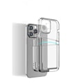 Miniatyrbillede 7 af 7: iPhone 11 stødsikkert cover med kortrum V2 Transparent