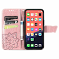 Pikkukuva 2 / 7: iPhone 15 -lompakkokotelo PU-nahkainen 4-TASKUN Motif Butterfly