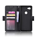 Miniatyrbillede 6 af 6: Google Pixel 3a Wallet Case PU-læder 6-LOMMES Winston V3 Black