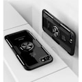 Pikkukuva 1 / 2: iPhone 8 Plus Käytännöllinen iskunkestävä kotelo sormustelineellä V4 Black