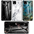 Miniatyrbillede 2 af 8: Google Pixel 4 XL Marble Shell 9H hærdet glas bagside glas bagside V2 Green Emerald Green