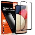 Miniatyrbillede 1 af 5: Samsung A02s FullFrame® 0.26mm 9H Härdat Glas Transparent