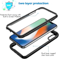Pikkukuva 2 / 6: iPhone XS Max Full Coverage Premium 3D -kotelo ThreeSixty Transparent