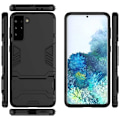 Pikkukuva 7 / 9: Samsung S21 Ultra iskunkestävä kotelo jalustalla ThinArmor Black