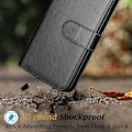 Miniatyrbild 7 av 7: iPhone 16 Pro Max Praktisk Plånboksfodral med 12-Fack Array V4