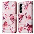 Miniatyrbild 6 av 7: Samsung S23 Plus Trendigt Plånboksfodral Sparkle 4-FACK Rosa