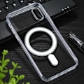 Pikkukuva 2 / 10: iPhone XS Max läpinäkyvä iskunvaimenninkotelo, MagSafe-yhteensopiva Transparent