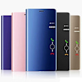 Pikkukuva 1 / 9: Huawei P20 Lite Smart Flip Case Clear View Seisova V2 Rocket Svart