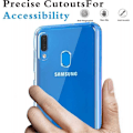 Miniatyrbillede 3 af 5: Samsung A20e stødabsorberende silikonecover Enkelt Transparent