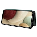 Miniatyrbillede 4 af 10: Samsung A12 Flip Case Kortrum CarbonDreams Grøn Green