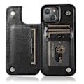 Miniatyrbillede 3 af 5: iPhone 13 Mini Shockproof Case Kortholder 3-POCKET Flippr V2 Black