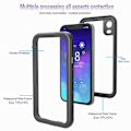 Pikkukuva 4 / 7: iPhone XR Full Coverage Vedenpitävä Premium Suoja - 2m Transparent