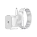 Miniatyrbillede 1 af 6: Komplet 20W USB-C højhastighedsoplader med 2m Lightning-kabel White