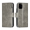 Miniatyrbild 3 av 7: iPhone 11 Pro Praktisk Plånboksfodral med 12-Fack Array V4 - Grå