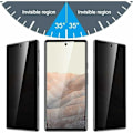 Miniatyrbillede 2 af 8: 2-PACK Google Pixel 7 Privacy Härdat glas 0.26mm 2.5D 9H Transparent